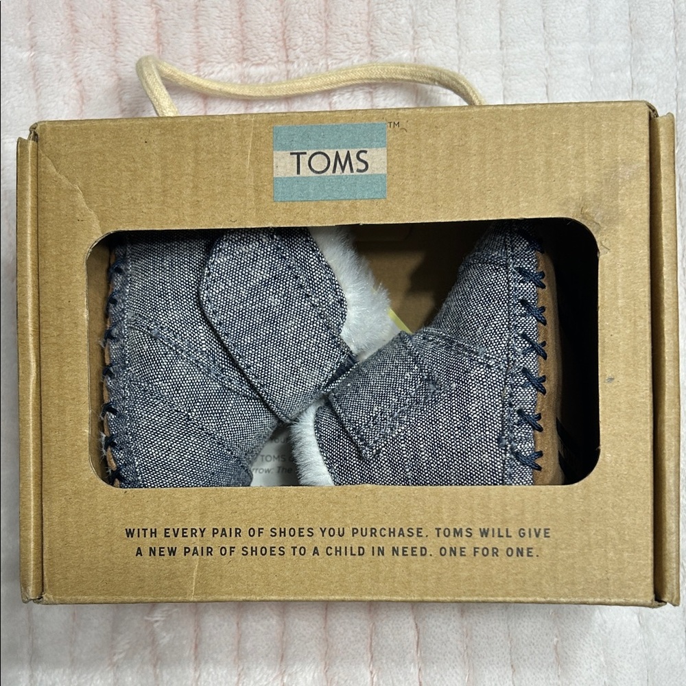 TOMS Denim Baby Shoes